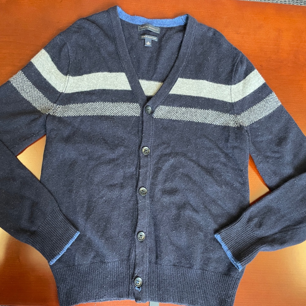 Man Banana Republic merino wool cardigan